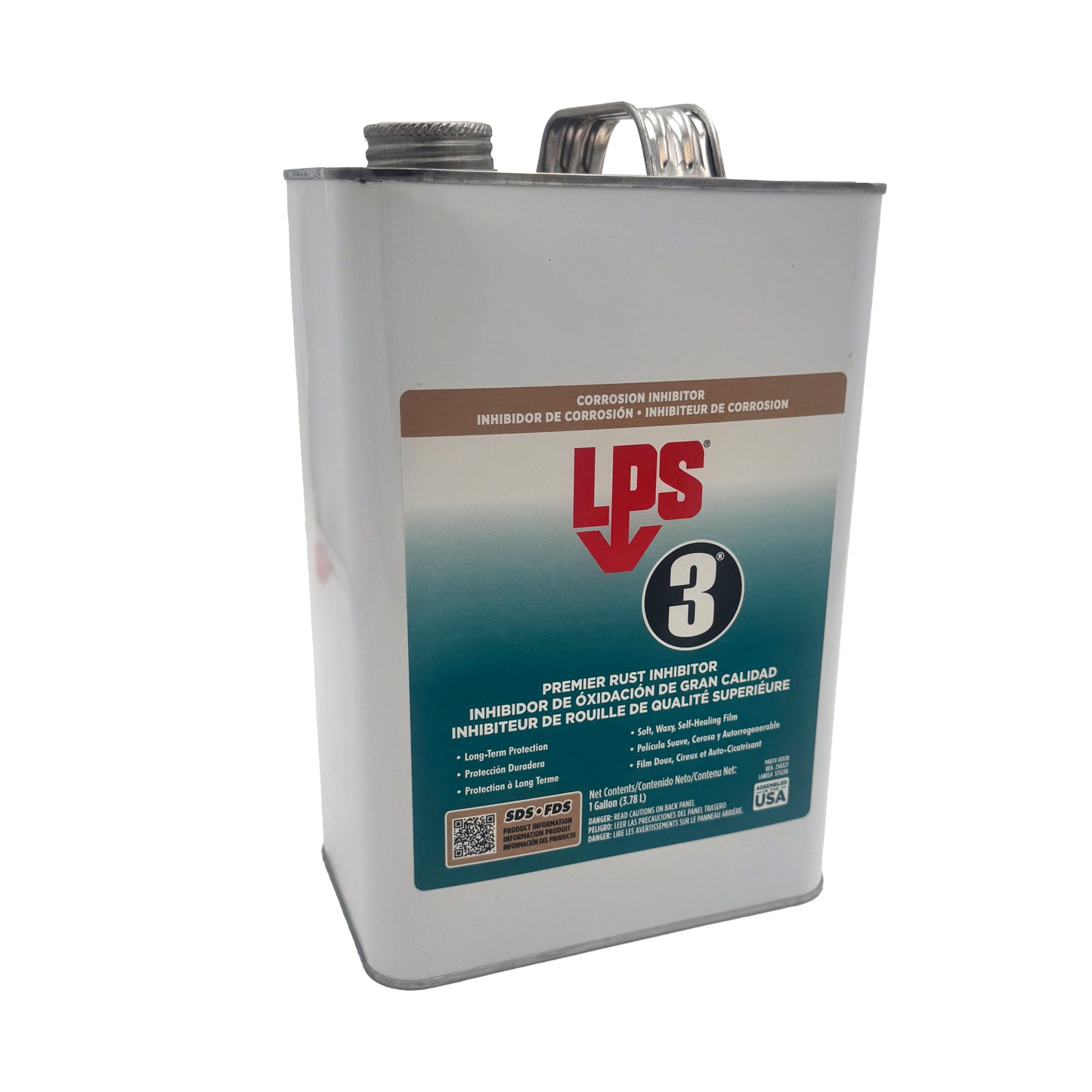 Side View – LPS 3 Rust Inhibitor 1 Gallon Metal Container