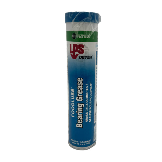 LPS® DETEX® FoodLube® Bearing Grease – 14.1 oz Cartridge Front View