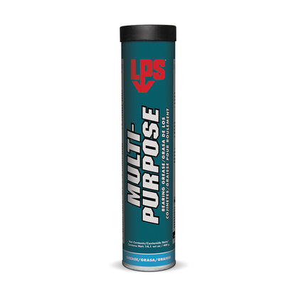 Side view of LPS® ThermaPlex® Multi-Purpose Grease cartridge with product labeling