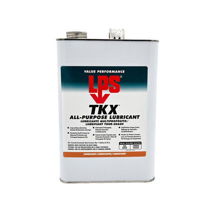 LPS TKX All-Purpose Lubricant 1 Gallon – Front View with Product Label