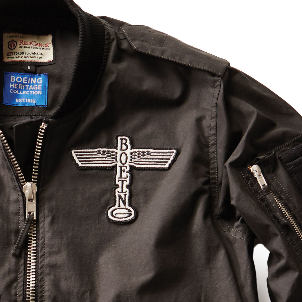 Red Canoe - Boeing Flight Jacket, Side