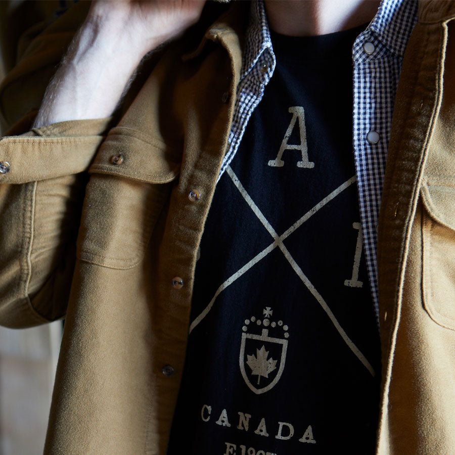 Red Canoe - Cross Canada T-Shirt, Lifestyle Side