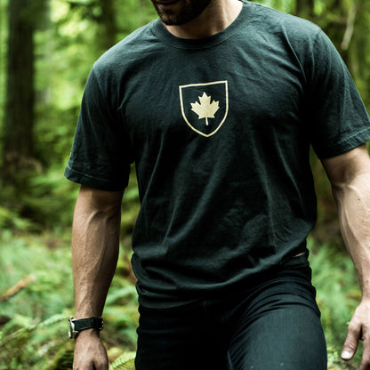Red Canoe - Canada Shield T-Shirt, Lifestyle Side
