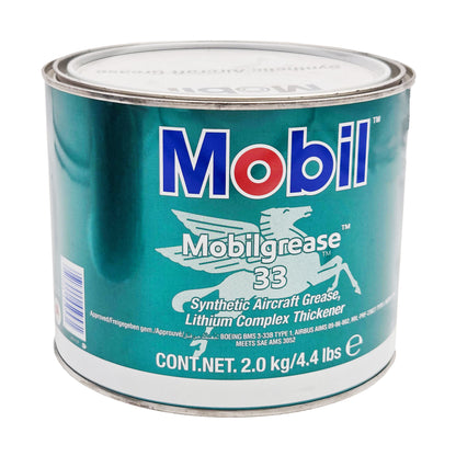 Exxon Mobil MobilGrease 33 – Front View with Label and Product Name