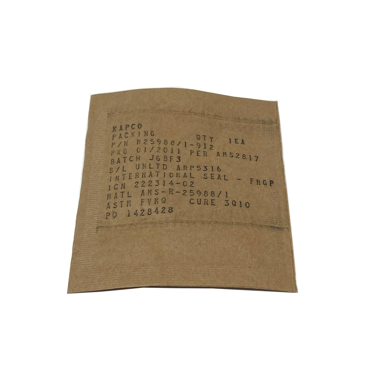 M25988-1-912 Fluorosilicone Rubber Aircraft O-ring / Packing