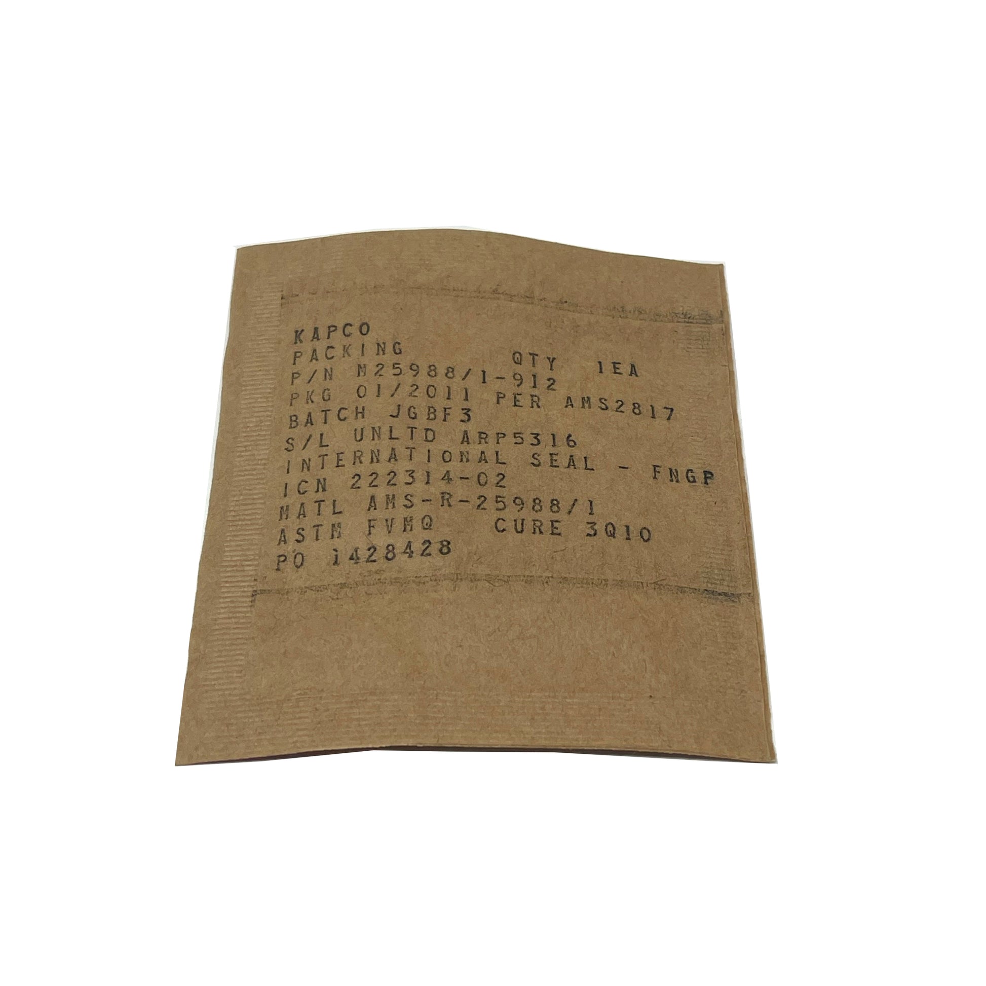 M25988-1-912 Fluorosilicone Rubber Aircraft O-ring / Packing