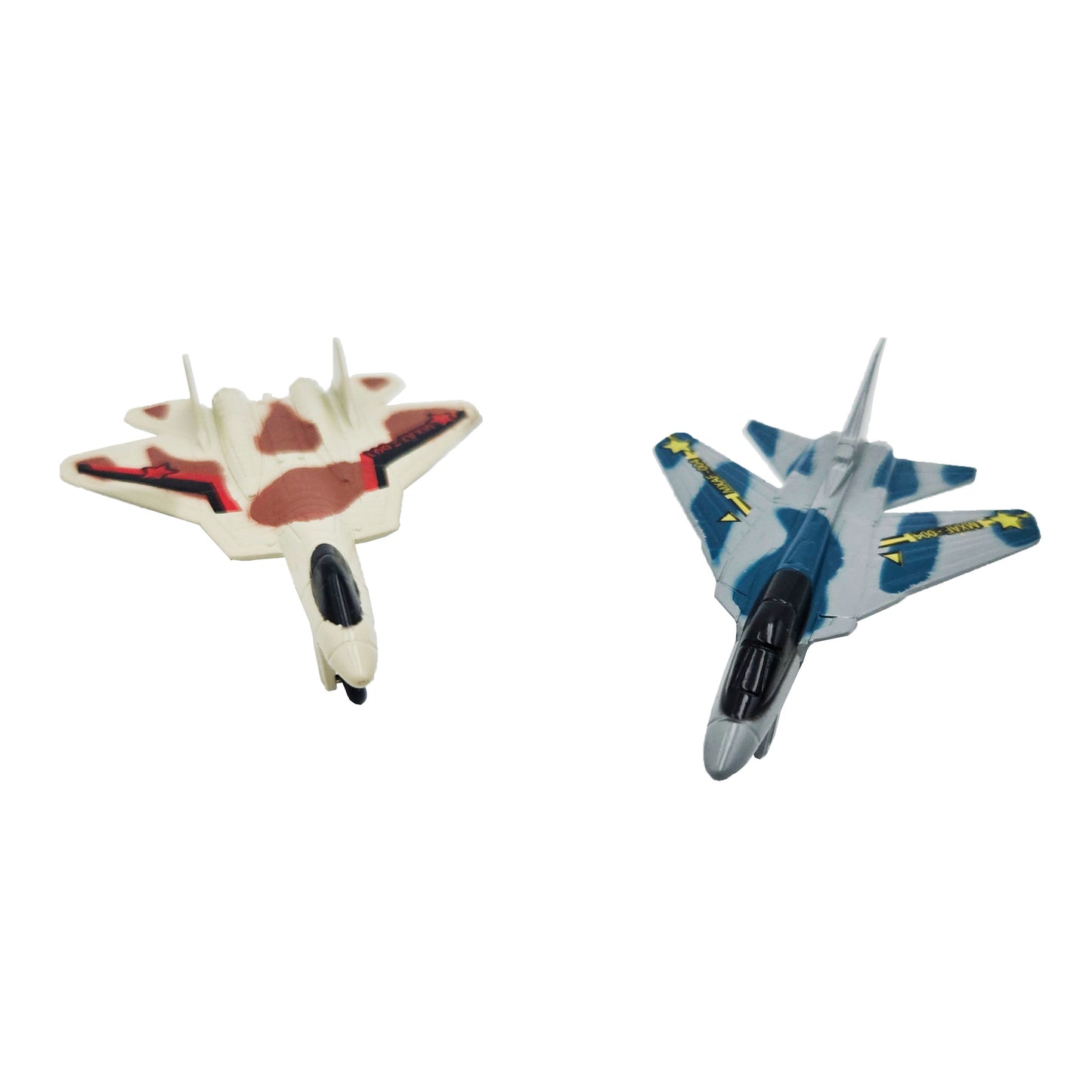 WowToyz Giant Battleship Playset – Close-Up of Blue and Off-White Aircraft
