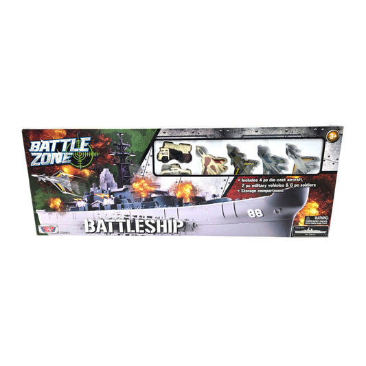 WowToyz Giant 30-Inch Battleship Playset – Front View of Packaging