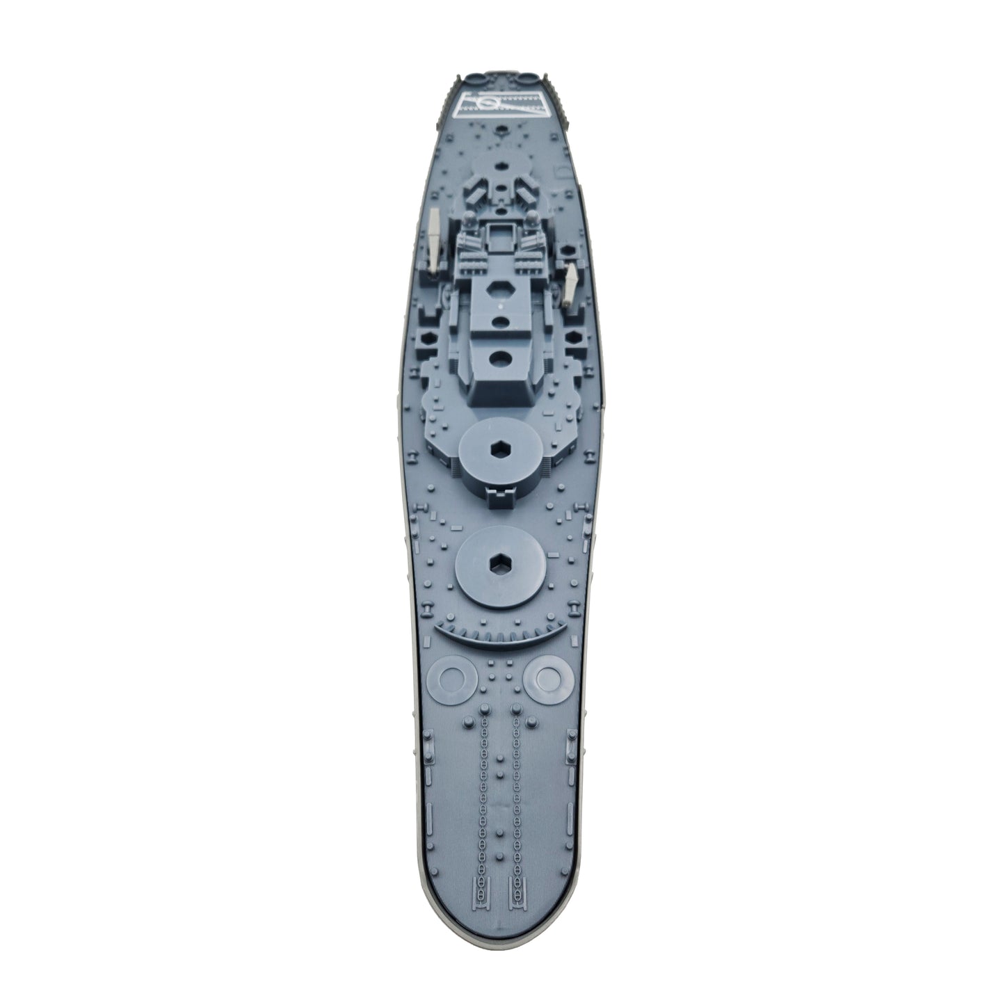 WowToyz Giant Battleship Playset – Long Top-Down Overview of Ship