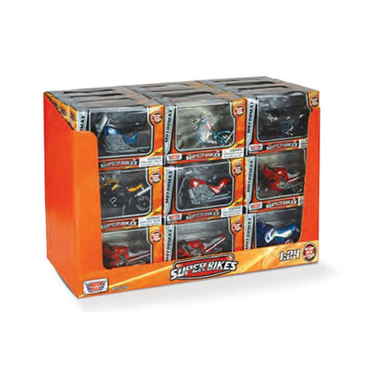 WowToyz® - Super Bikes 1:24 Scale Model Assortment, boxed