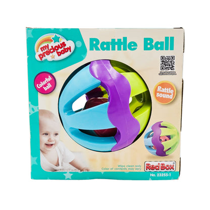 WowToyz My Precious Baby Rattle Ball – Front View in Retail Packaging
