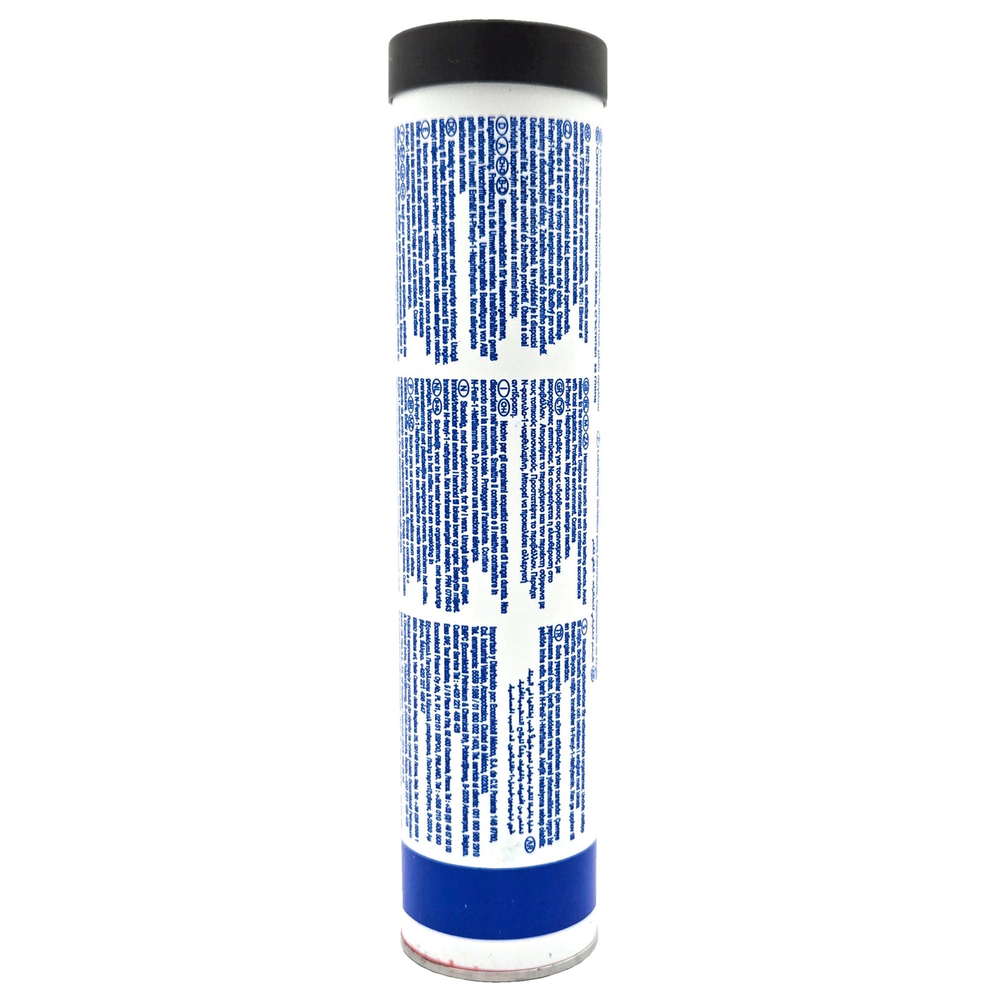 Mobil Mobilgrease 28 Aviation Grease 14 oz tube side view 1 - MIL-PRF-81322, synthetic aircraft grease