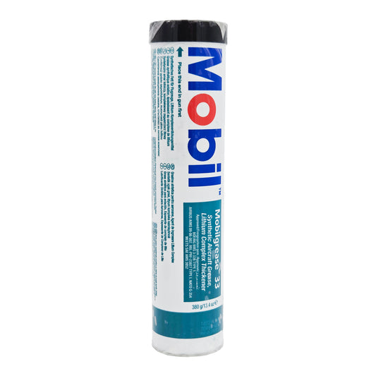 Exxon Mobil MobilGrease 33 – Front View with Label and MIL-PRF-23827 Spec