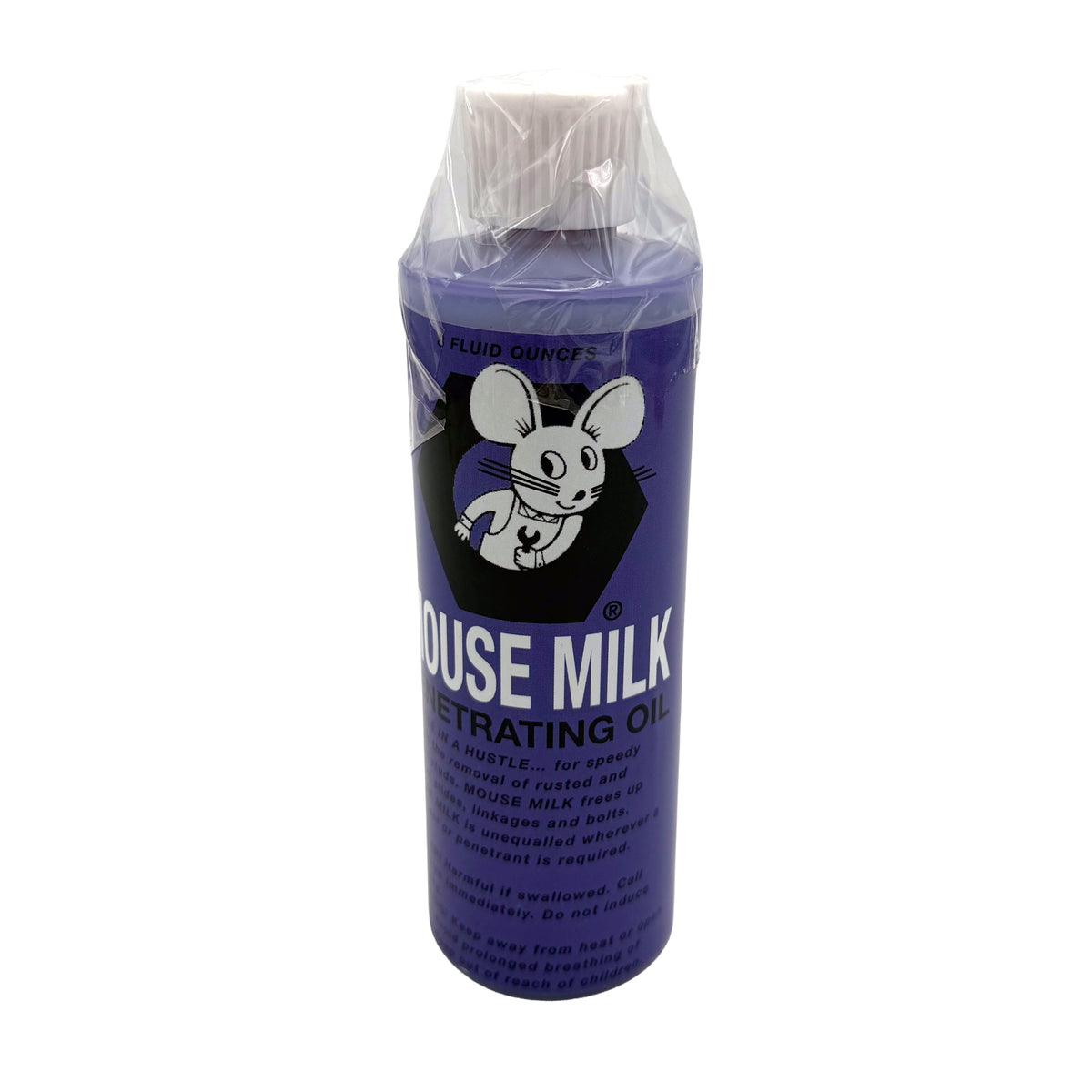 Mouse Milk Purple VOC-Compliant Penetrating Oil 8 oz Bottle, Front View