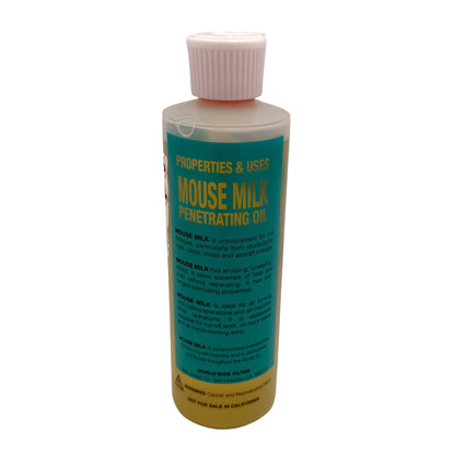 Mouse Milk Penetrating Oil Yellow Formula 8 oz Bottle, back