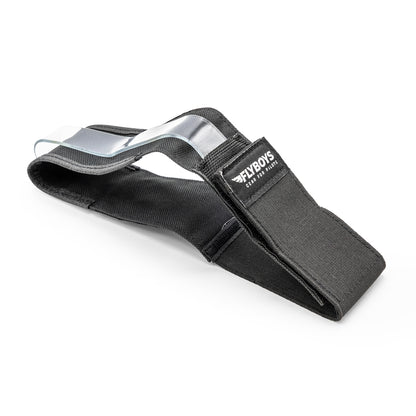 FlyBoys MapStrap underside showing adjustable elastic leg strap and non-slip backing