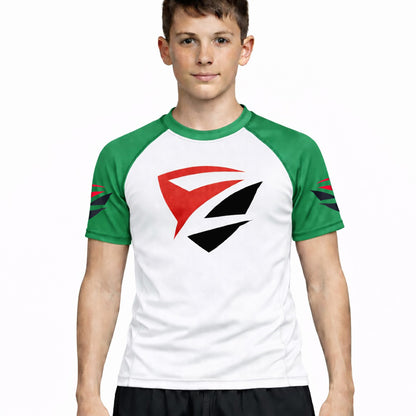 Zed Honra Model 1R Youth Ranked Rash Guard – IBJJF Legal – Black