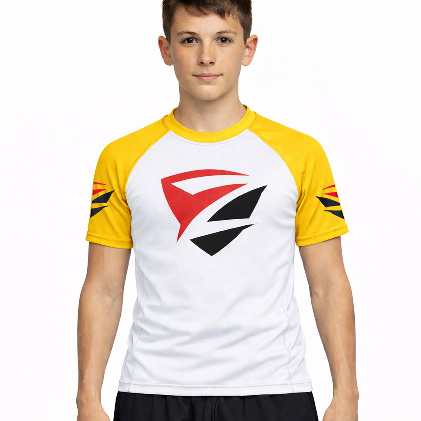 Zed Honra Model 1R Youth Ranked Rash Guard – IBJJF Legal – Black