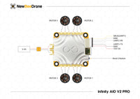 NewBeeDrone - Infinity AIO V2 Flight Controller & ESC Combo, pin out 2