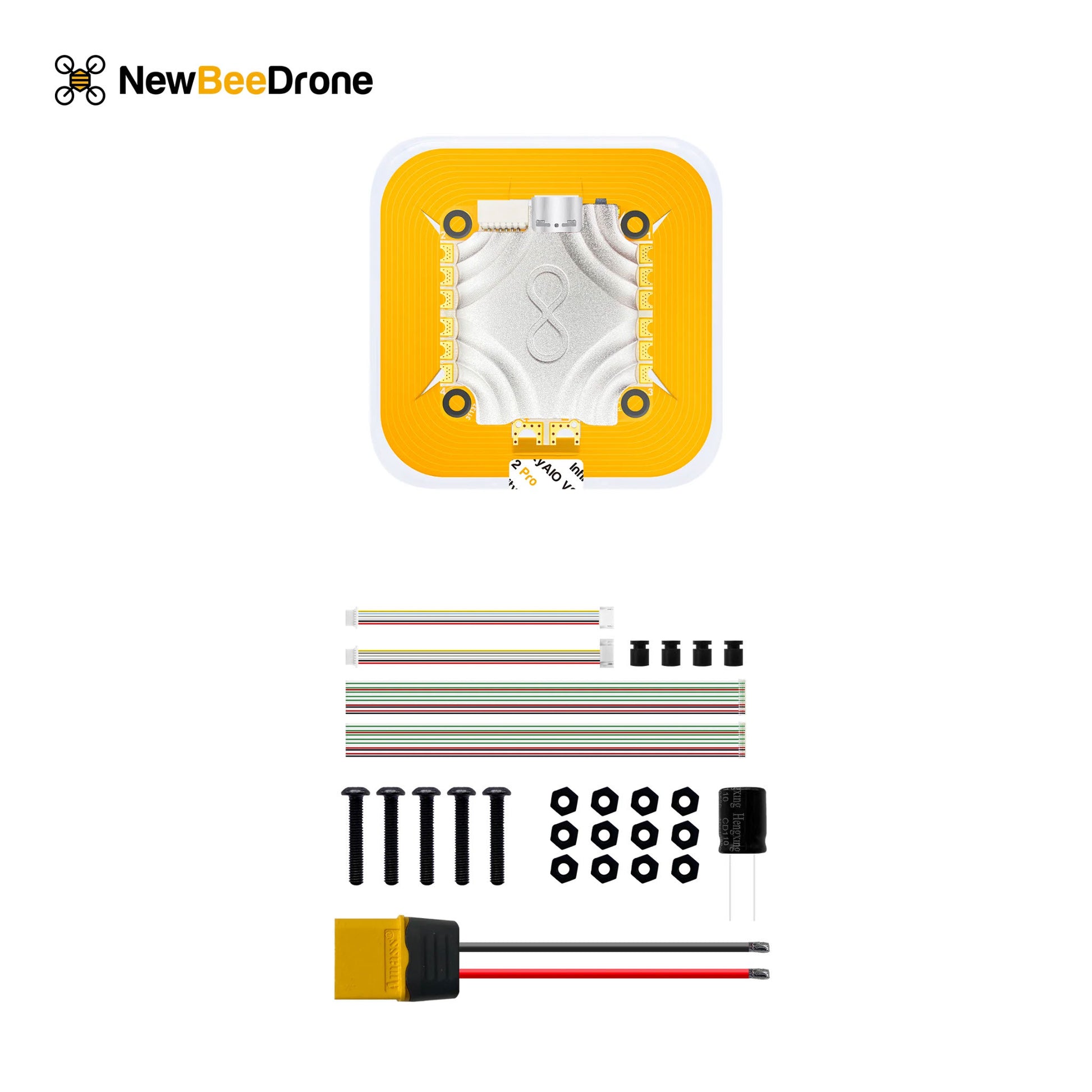 NewBeeDrone - Infinity AIO V2 Flight Controller & ESC Combo, contents