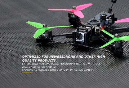 NewBeeDrone - INERTIA 5" FPV Freestyle Frame, Optomized for NewBeeDrone