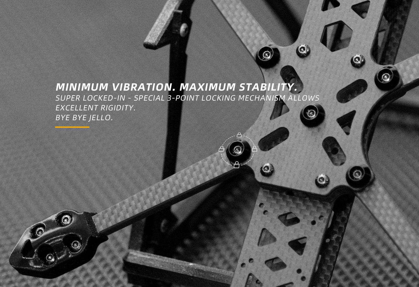 NewBeeDrone - INERTIA 5" FPV Freestyle Frame, Min Vibration