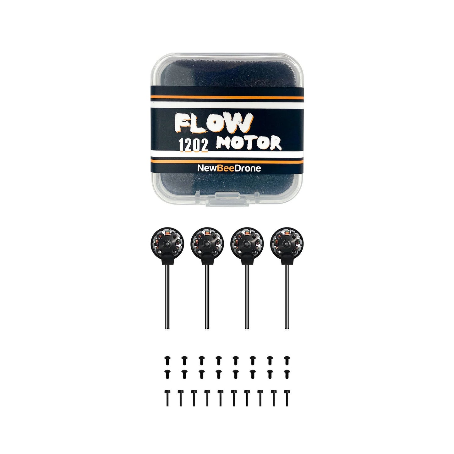 NewBeeDrone - FLOW 1202 FPV Micro Racing & Freestyle Motor Set, unpacked box