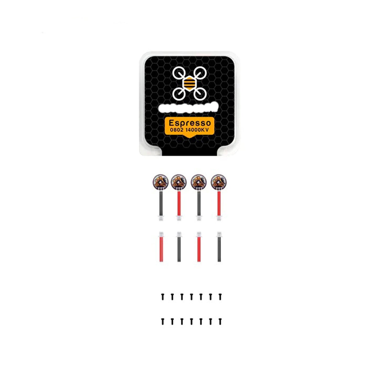 NewBeeDrone - 0802 14000KV Brushless Motors - Unibell Espresso Edition (Set of 4)