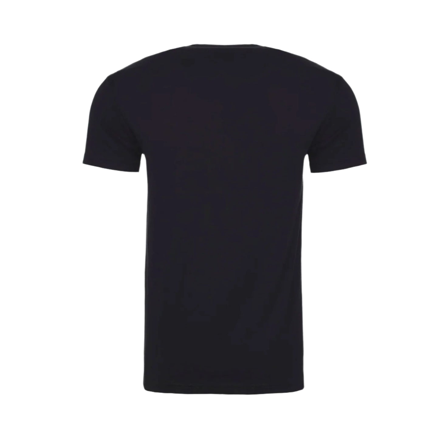 Next Level Unisex CVC Blank T-Shirt in Black – Back View