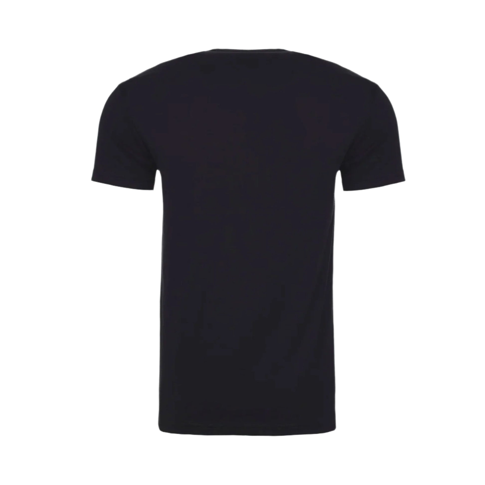 Next Level Unisex CVC Blank T-Shirt in Black – Back View