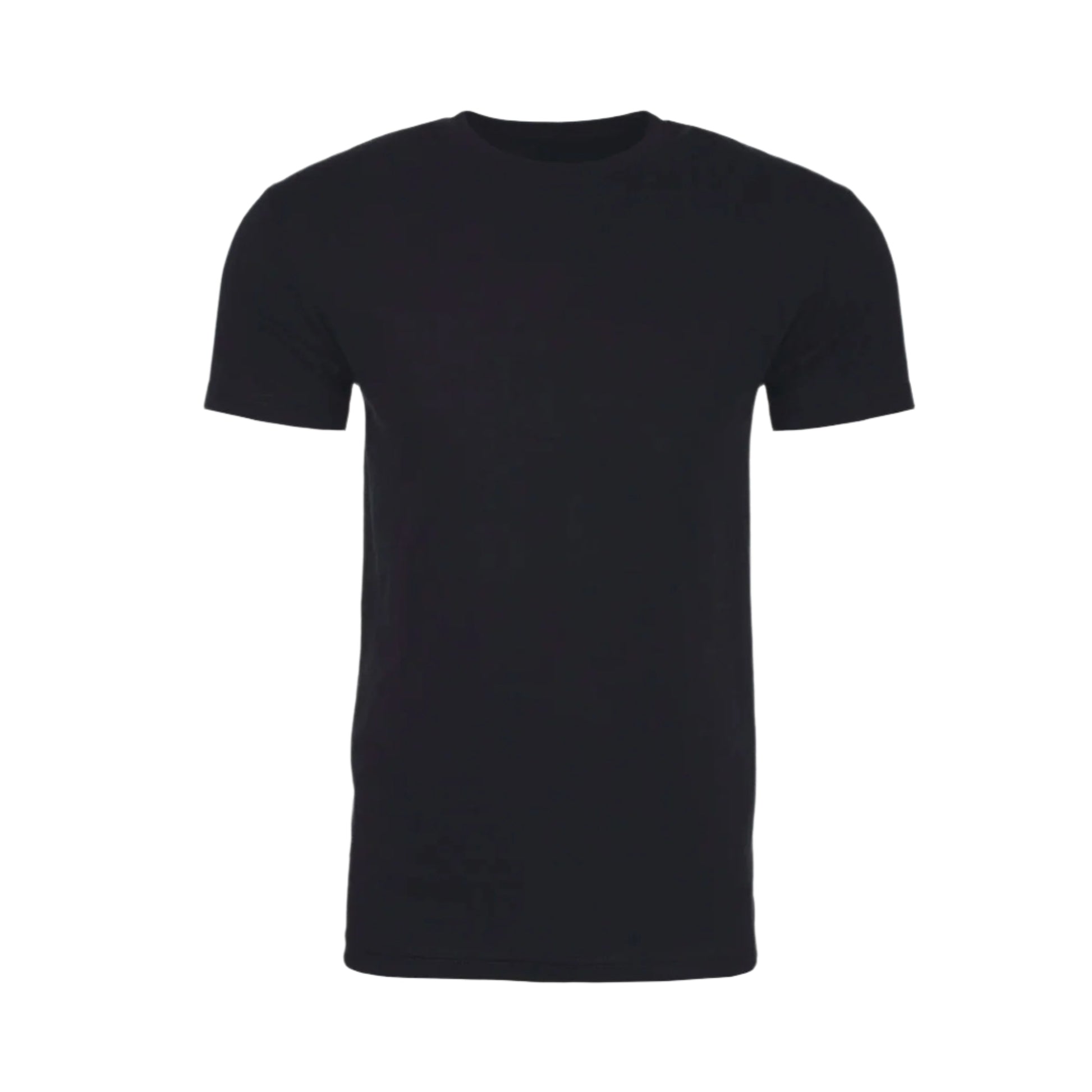 Next Level Unisex CVC Blank T-Shirt in Black – Front View