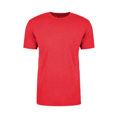 Next Level Unisex CVC Blank T-Shirt in Red – Front View