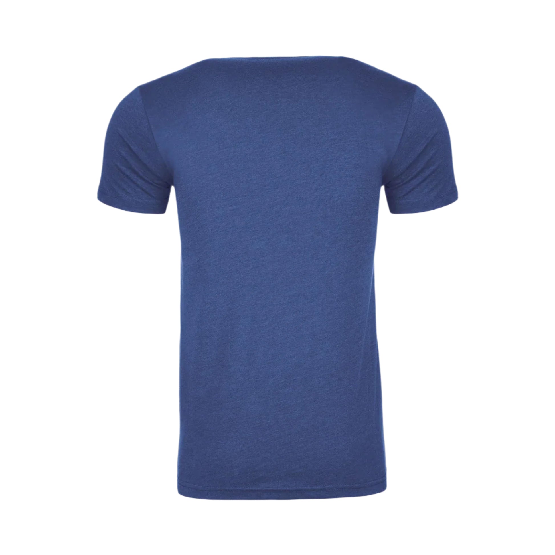 Next Level Unisex CVC Blank T-Shirt in Blue – Back View