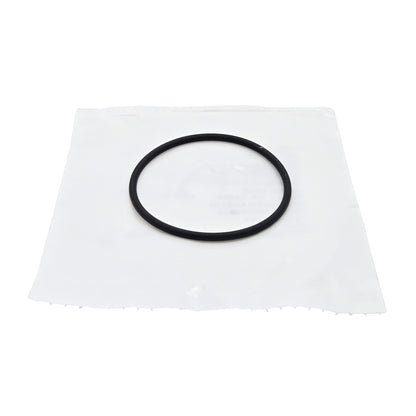 Angled view of Military Specification M83485/1-135 O-ring in clear packaging showing size and material detail.