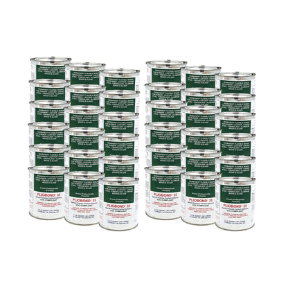 Ashland Pliobond 35 LV VOC-Compliant Contact Adhesive quart oil cans 36-pack - high-quality adhesive for large-scale applications