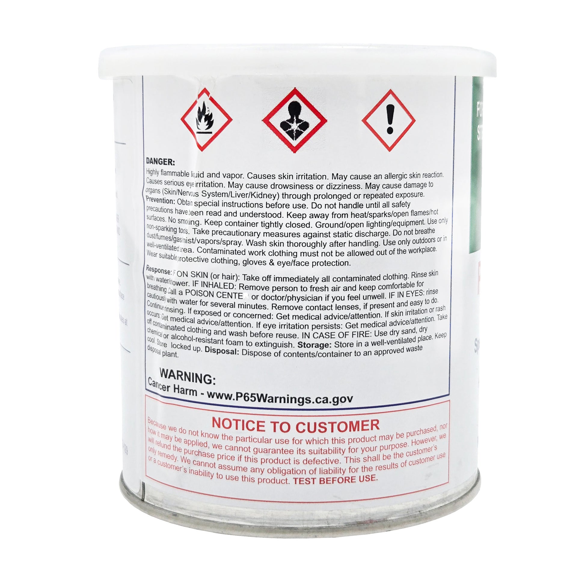 Ashland Pliobond 25 LV VOC-Compliant Contact Adhesive 1 quart brush-top can side view - durable adhesive for multiple surfaces