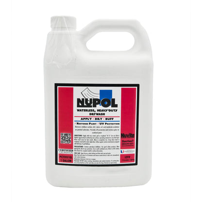 NuPol Waterless Heavy-Duty Drywash 1-gallon - powerful aircraft exterior cleaner for heavy-duty dirt and grime removal
