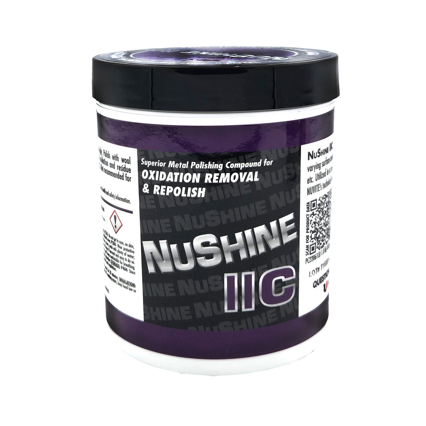 Nuvite - NUSHINE IIC - Oxidation removal & repolish | Front | 1 pound
