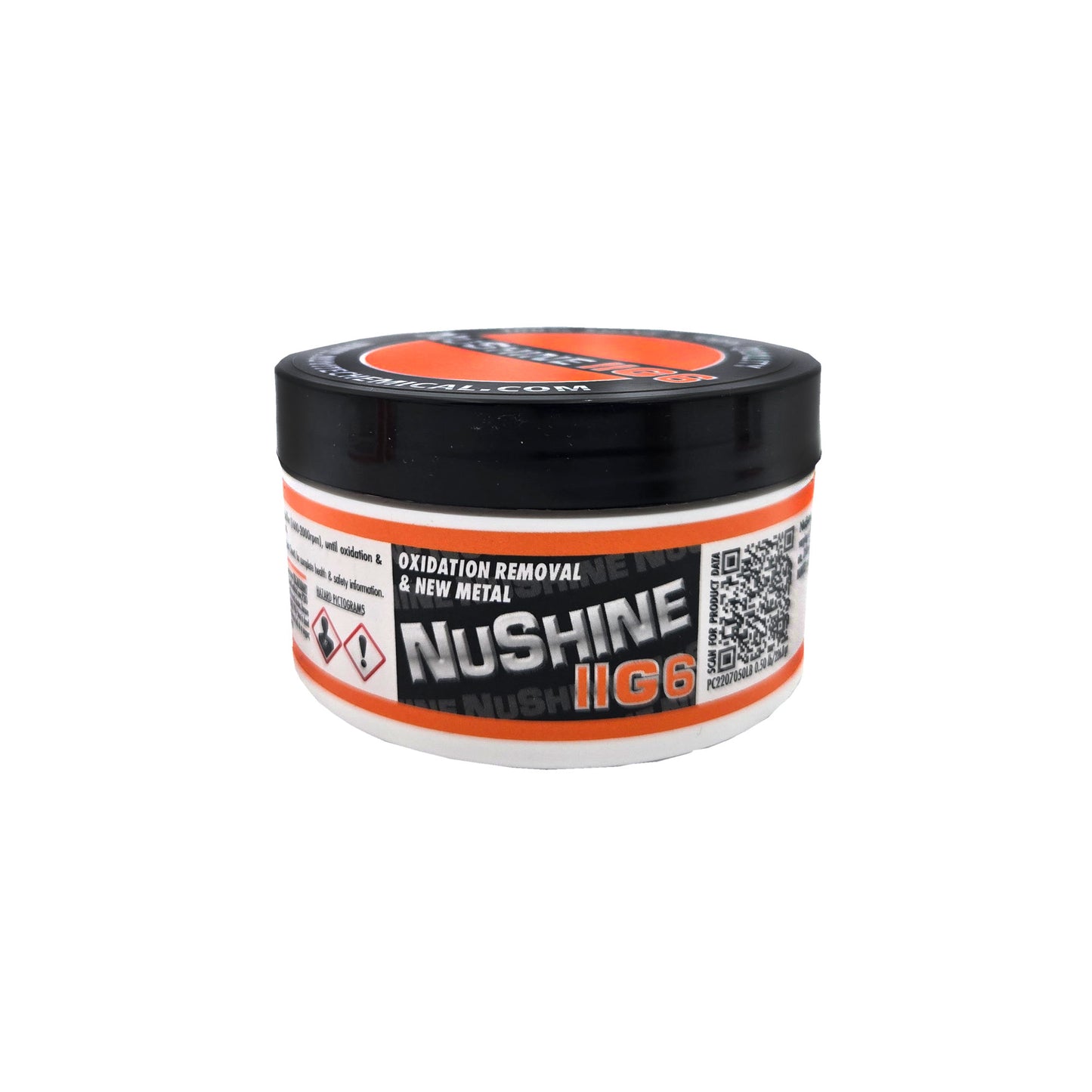 Nuvite - NUSHINE IIG6 - Oxidation removal & new metal | Front | 1/2 pound