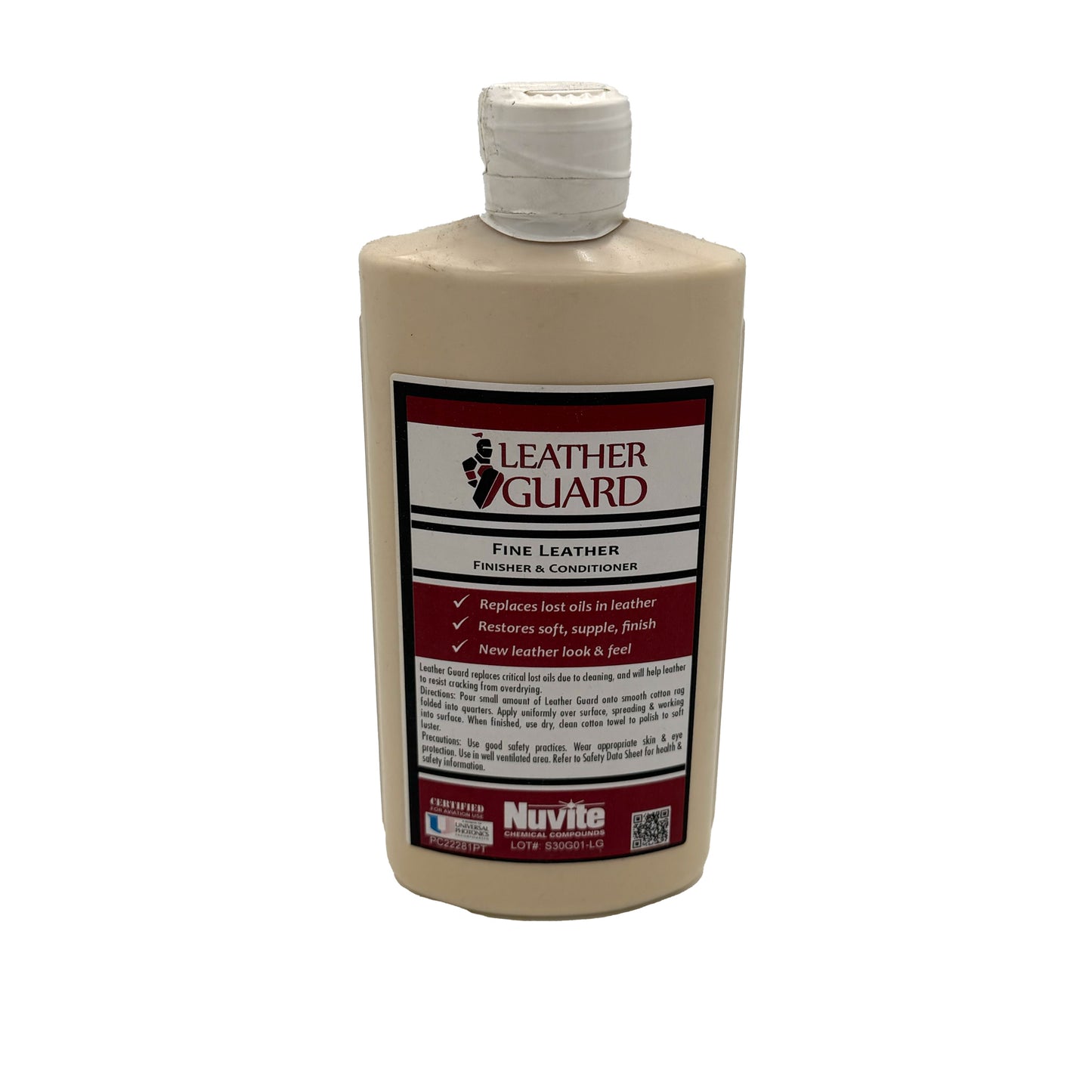 Leather Guard Cleaner and Conditioner, pint front