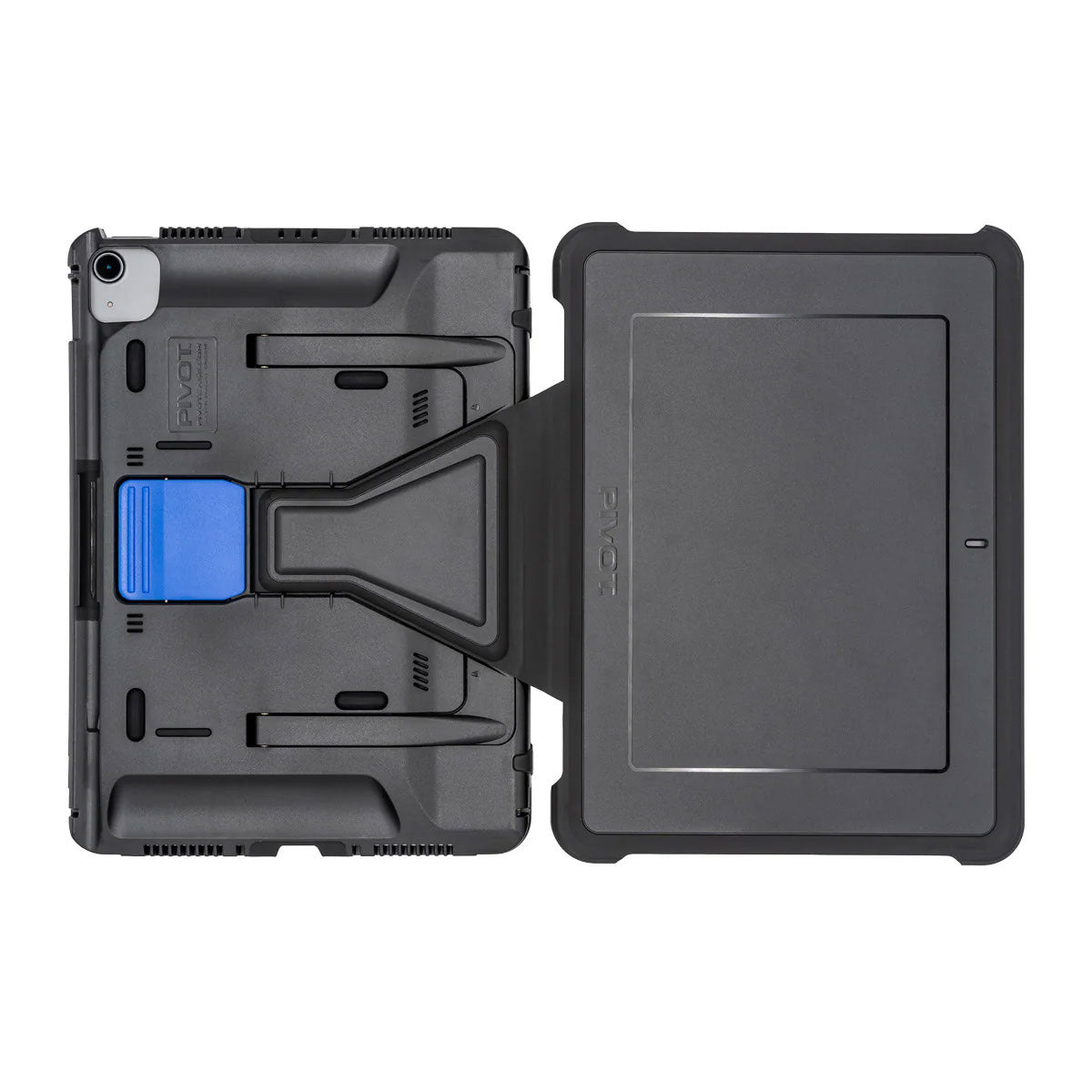 Rear view of PIVOT A20A Atlas Series case with folio cover removed