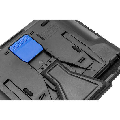 Close-up of the PIVOT Click connector on the A20A Atlas Series iPad case