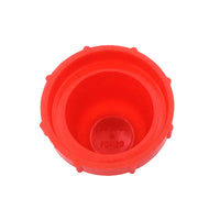 PD Series - Threaded Plastic Plugs For Flared JIC Fittings | PD 120 LDPE, bottom of cap, inscription shown inside cap