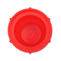 PD Series - Threaded Plastic Plugs For Flared JIC Fittings | PD 240 LDPE, bottom of cap, inscription shown inside cap