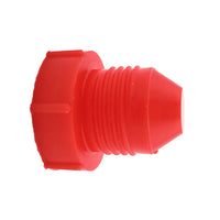 PD Series - Threaded Plastic Plugs For Flared JIC Fittings | PD 65 HDPE, on side pointing right