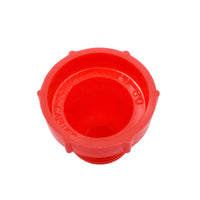 PD Series - Threaded Plastic Plugs For Flared JIC Fittings | PD 80, bottom of cap, inscription shown inside cap
