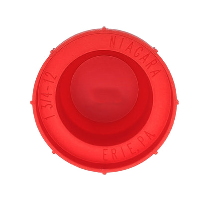 PD Series - Threaded Plastic Plugs For Flared JIC Fittings | PD-HF 26 LDPE, bottom of cap, inscription shown inside cap
