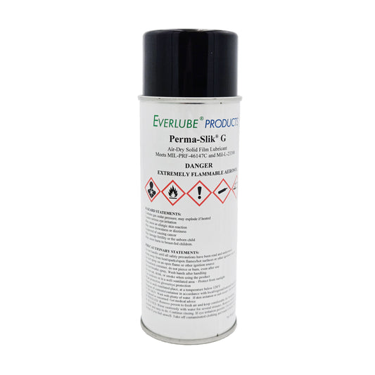 Everlube Perma-Slik G Air Dry Lubricant – Front View of 13oz Can with Label