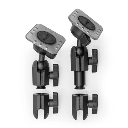 PIVOT Double Suction Cup Mount with dual locking suction cups and adjustable 0.75-inch ball arm