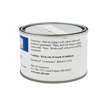Met-All P37 Prep Polish 16oz side view - high-performance polish for metal surfaces